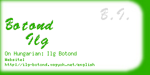 botond ilg business card